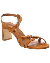Stuart Weitzman Stuart Weitzman Babette Buckle Suede Sandal 60
