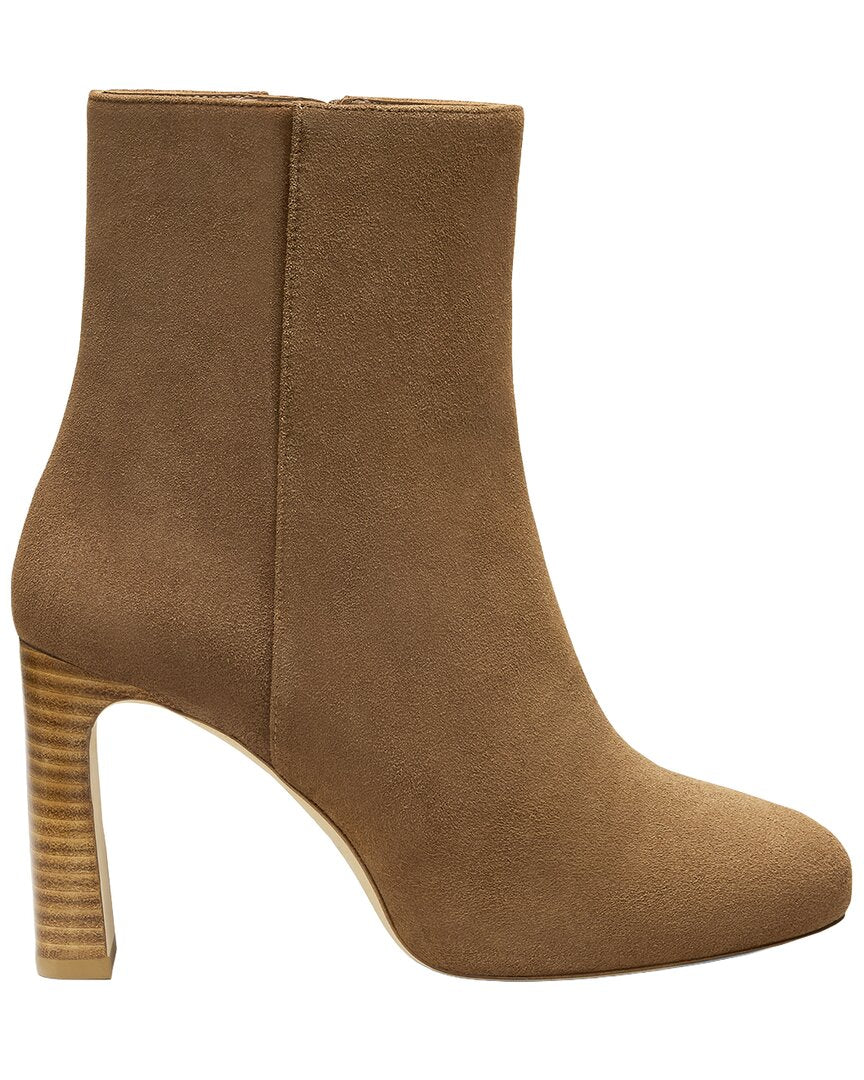 Stuart Weitzman Stuart Weitzman Babette Platform Zip Suede Bootie