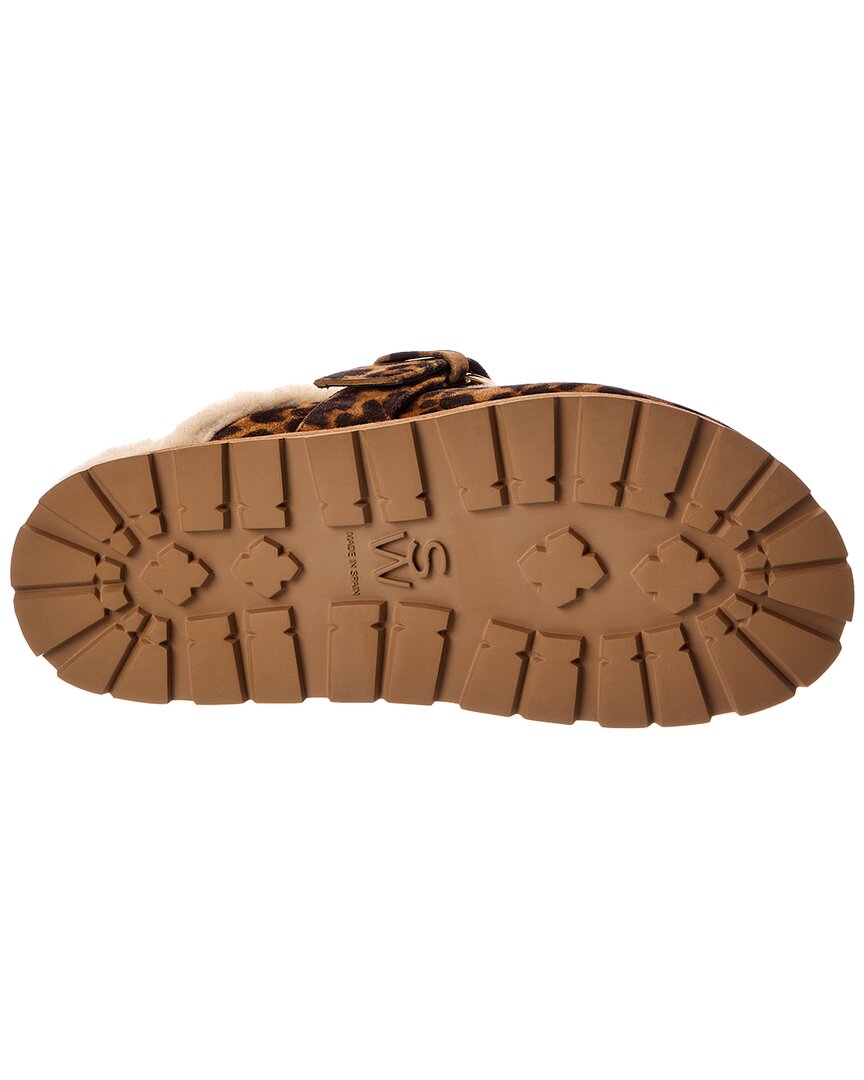 Stuart Weitzman Stuart Weitzman Chrystie Suede & Shearling Mule