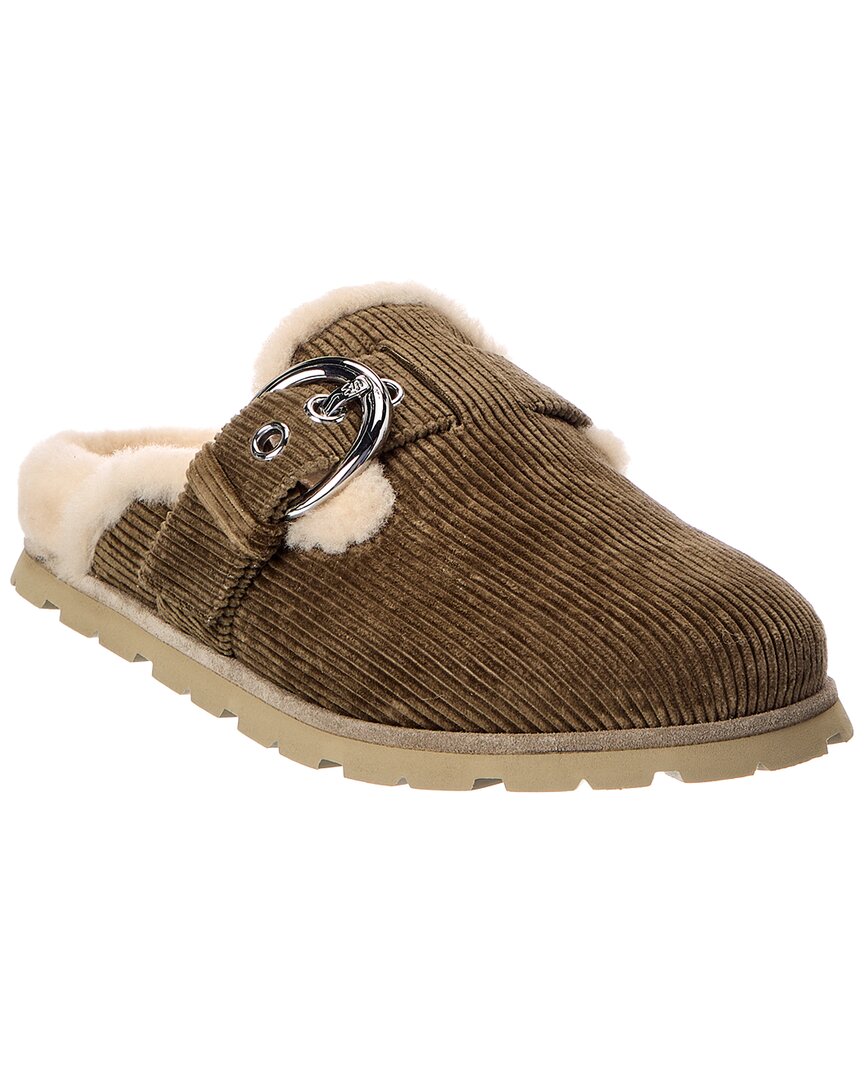 Stuart Weitzman Stuart Weitzman Chrystie Velvet & Shearling Mule