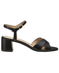 Stuart Weitzman Stuart Weitzman Dayna Block 50 Leather Sandal