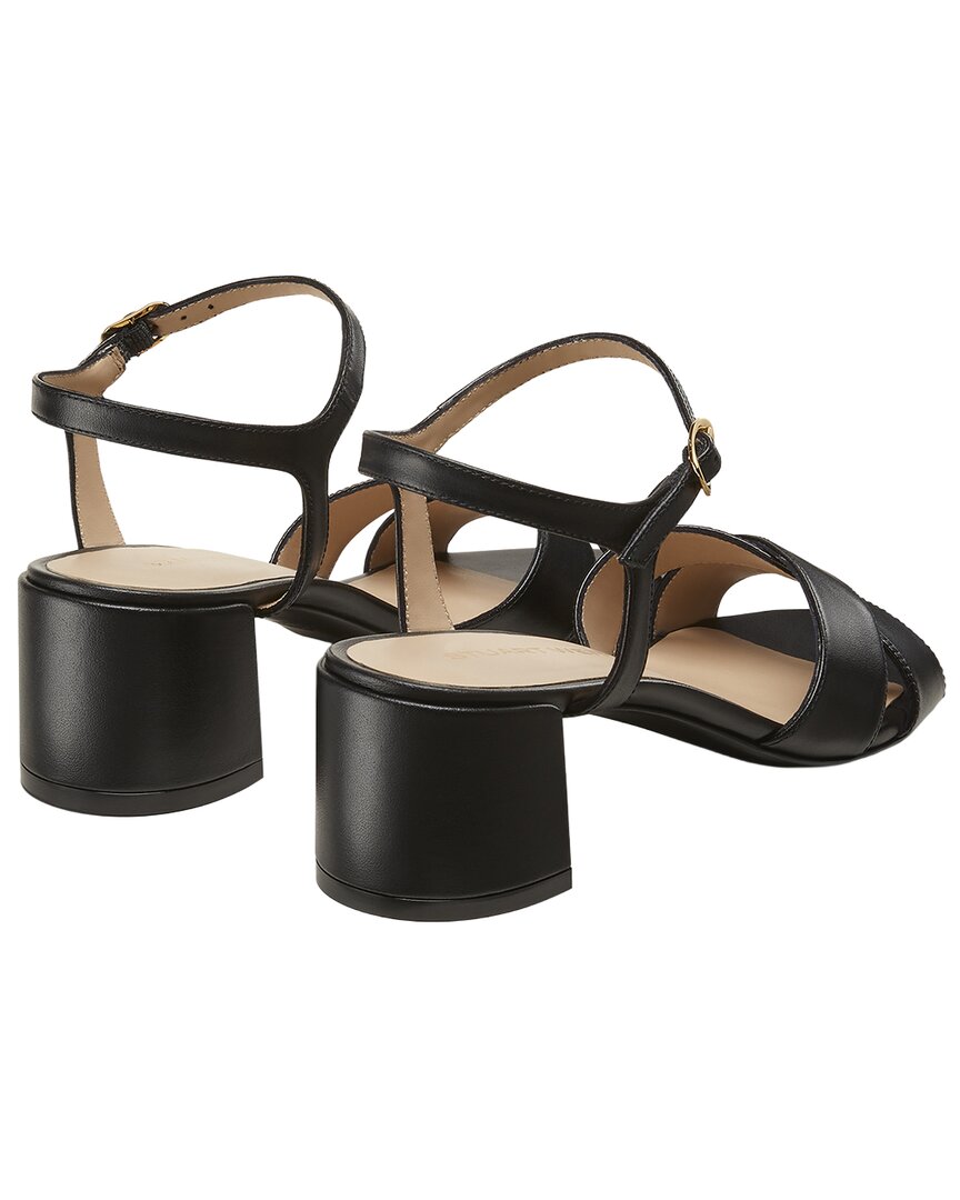 Stuart Weitzman Stuart Weitzman Dayna Block 50 Leather Sandal