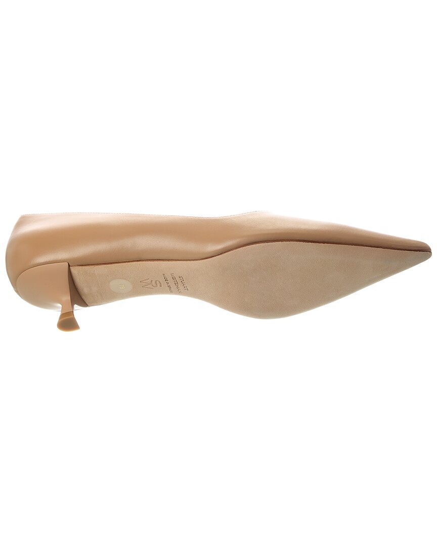 Stuart Weitzman Stuart Weitzman Eva 35 Leather Pump