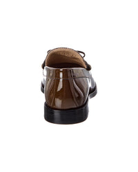 Stuart Weitzman Stuart Weitzman Lottie Bow Twill & Patent Loafer