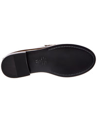 Stuart Weitzman Stuart Weitzman Lottie Bow Twill & Patent Loafer