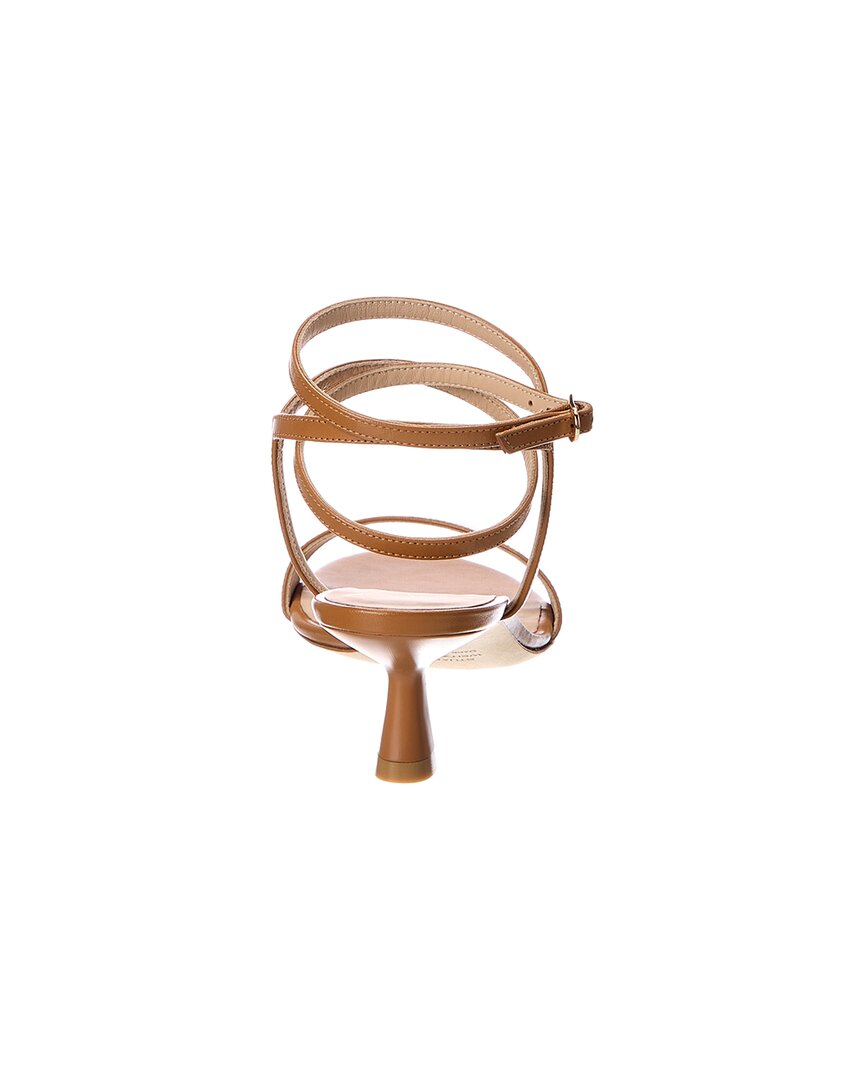Stuart Weitzman Nudist Wrap 50 Leather Sandal