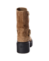 Stuart Weitzman Stuart Weitzman Soho Moto Suede Bootie