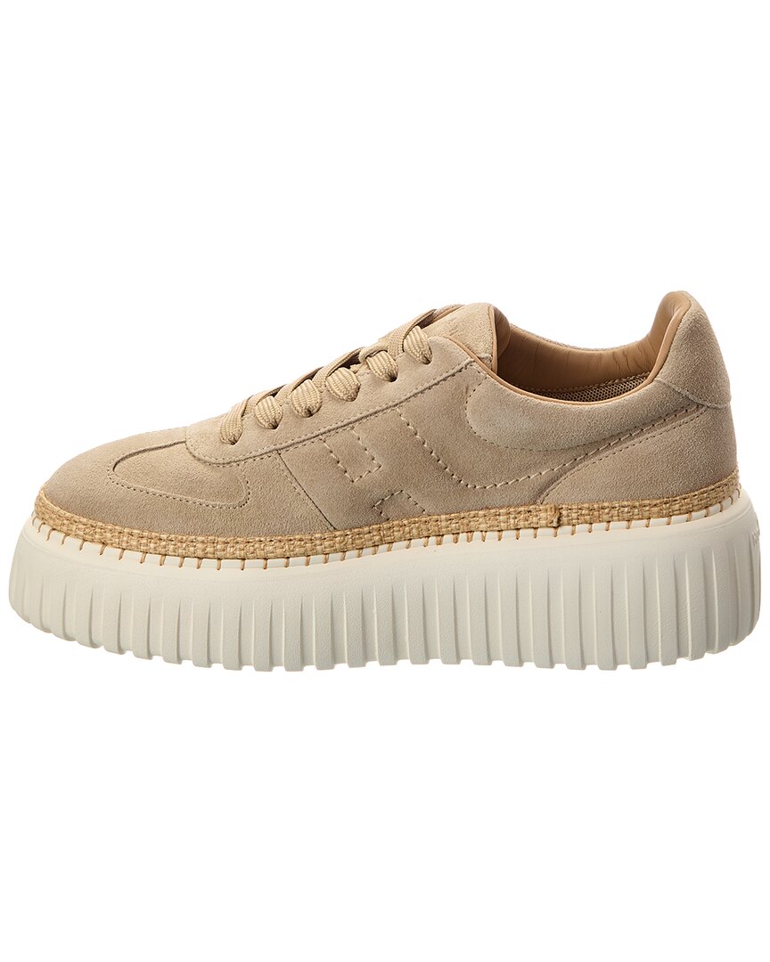 Hogan H-Stripes Suede Sneaker