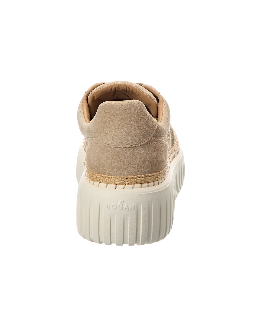 Hogan H-Stripes Suede Sneaker