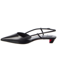 Christian Louboutin Miss Z Slingina 25 Leather Slingback Pump