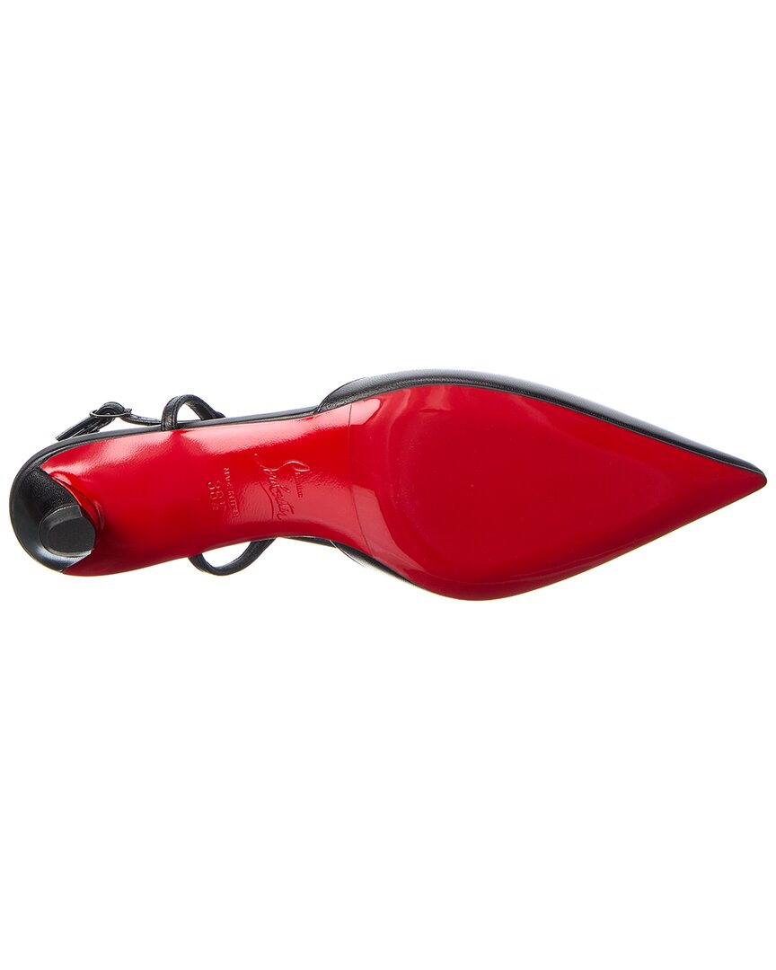 Christian Louboutin Miss Z Slingina 25 Leather Slingback Pump