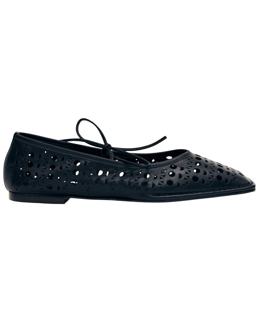 ALOHAS Alohas Sway Slit Leather Ballet Flat