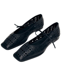 ALOHAS Alohas Sway Slit Leather Ballet Flat