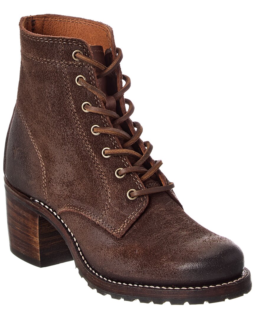 Frye Frye Sabrina 6G Lace-Up Leather Boot