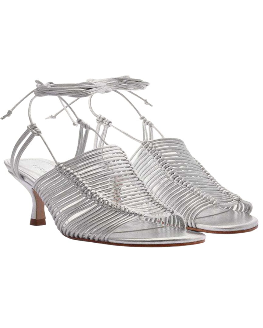FARM Rio Farm Rio Macrame Leather Sandal