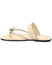 FARM Rio Farm Rio Ivory Tie Flat Leather Sandal