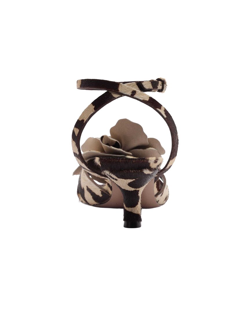 FARM Rio Farm Rio Flower Kitten Heel Leather Sandal