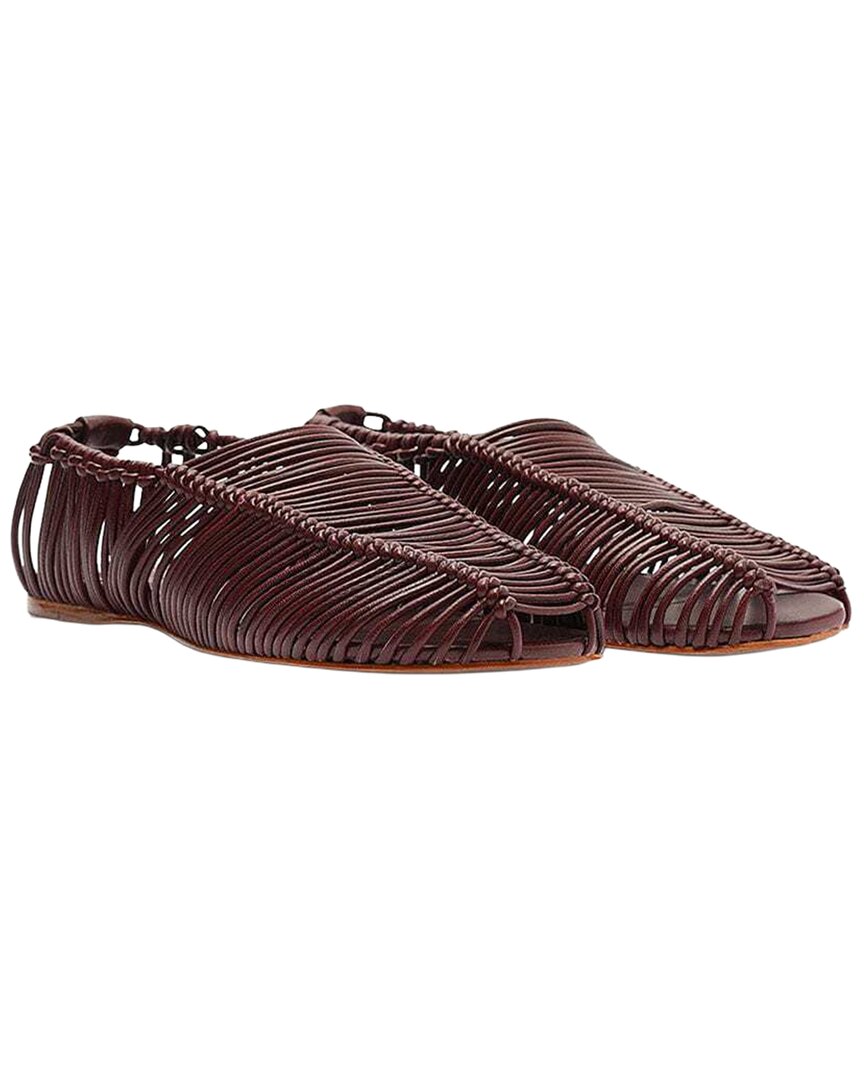 FARM Rio Farm Rio Macrame Leather Ballerina Flat