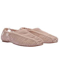 FARM Rio Farm Rio Macrame Leather Ballerina Flat