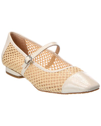 Donald Pliner Donald Pliner Ditzy Raffia & Patent Flat