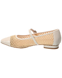 Donald Pliner Donald Pliner Ditzy Raffia & Patent Flat
