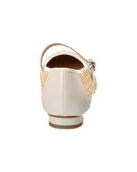 Donald Pliner Donald Pliner Ditzy Raffia & Patent Flat