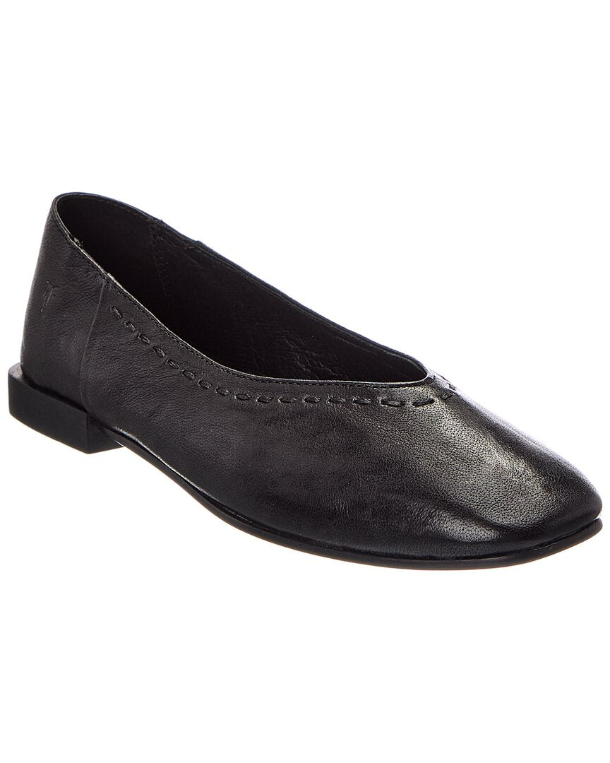 Frye Frye Claire Leather Flat