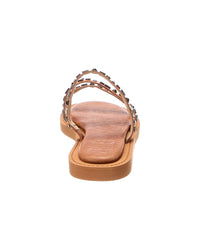 Frye Frye Faye Studded Slide Leather Sandal
