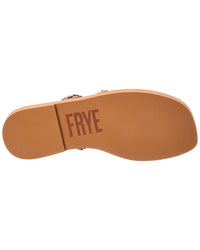 Frye Frye Faye Studded Slide Leather Sandal