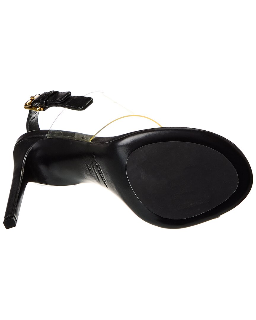 Michael Kors Collection Catherine Leather & Vinyl Sandal