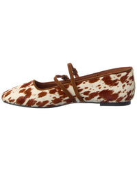 Madewell Madewell Greta Double Strap - Bringle Calf-Hair Flat