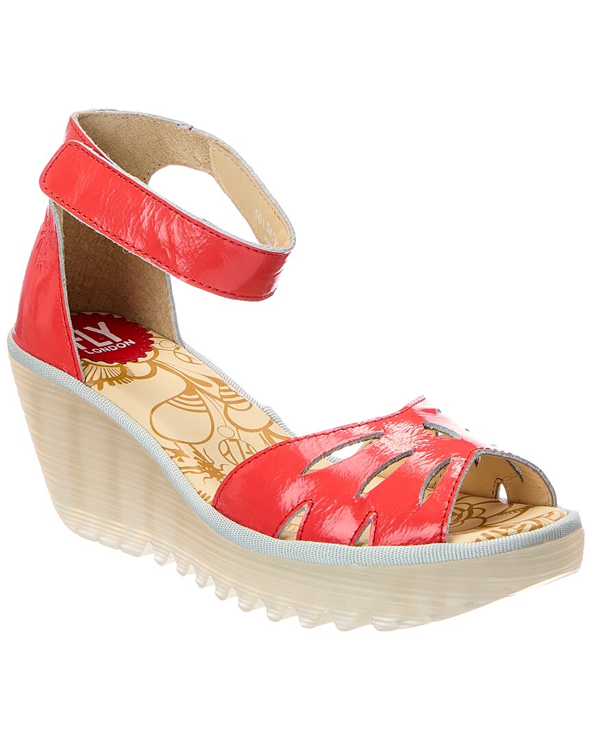 FLY London Fly London Patent Wedge Sandal