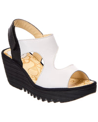 FLY London Fly London Leather Wedge Sandal