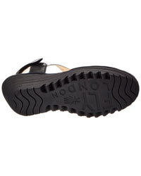 FLY London Fly London Leather Wedge Sandal