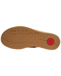 Fitflop Platfform Espadrille Leather Wedge Slide