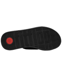 Fitflop F-Mode Beaded Chain Leather Toe Post Sandal