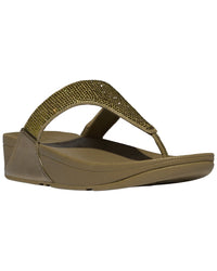 Fitflop Lulu Crystal Embellished Toe Post Sandal