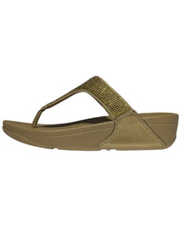 Fitflop Lulu Crystal Embellished Toe Post Sandal