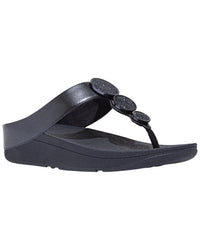 Fitflop Halo Bead Circle Metallic Toe Post Sandal