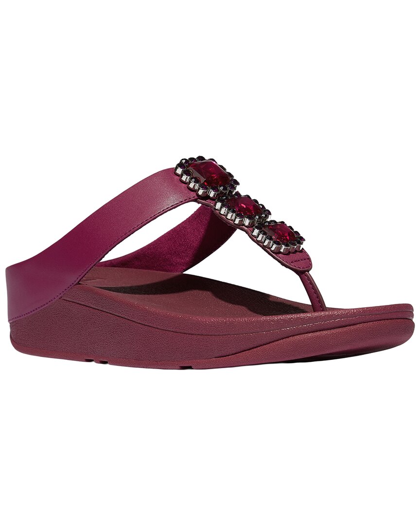 Fitflop Fino Crystal Jewel Toe Post Sandal