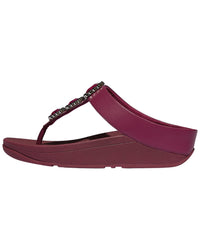 Fitflop Fino Crystal Jewel Toe Post Sandal