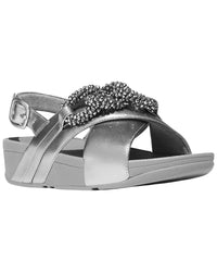 Fitflop Lulu Beaded Chain Leather Back Strap Sandal