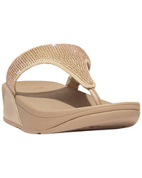 Fitflop Lulu Crystal Embellished Toe Post Sandal