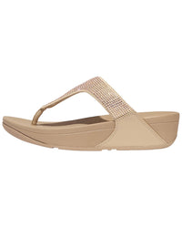 Fitflop Lulu Crystal Embellished Toe Post Sandal