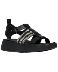 Fitflop F-Mode V Weave/Leather Fisherman Sandal