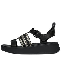 Fitflop F-Mode V Weave/Leather Fisherman Sandal
