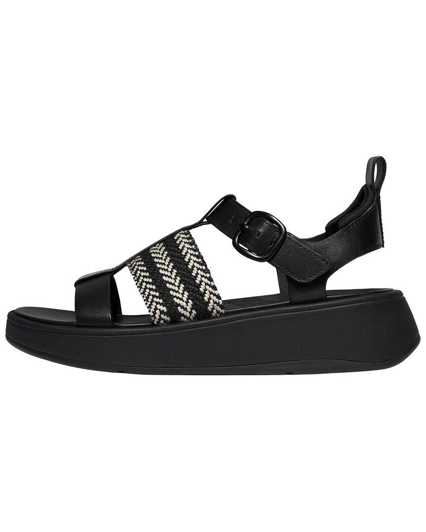 Fitflop F-Mode V Weave/Leather Fisherman Sandal