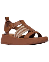 Fitflop F-Mode V Weave/Leather Fisherman Sandal