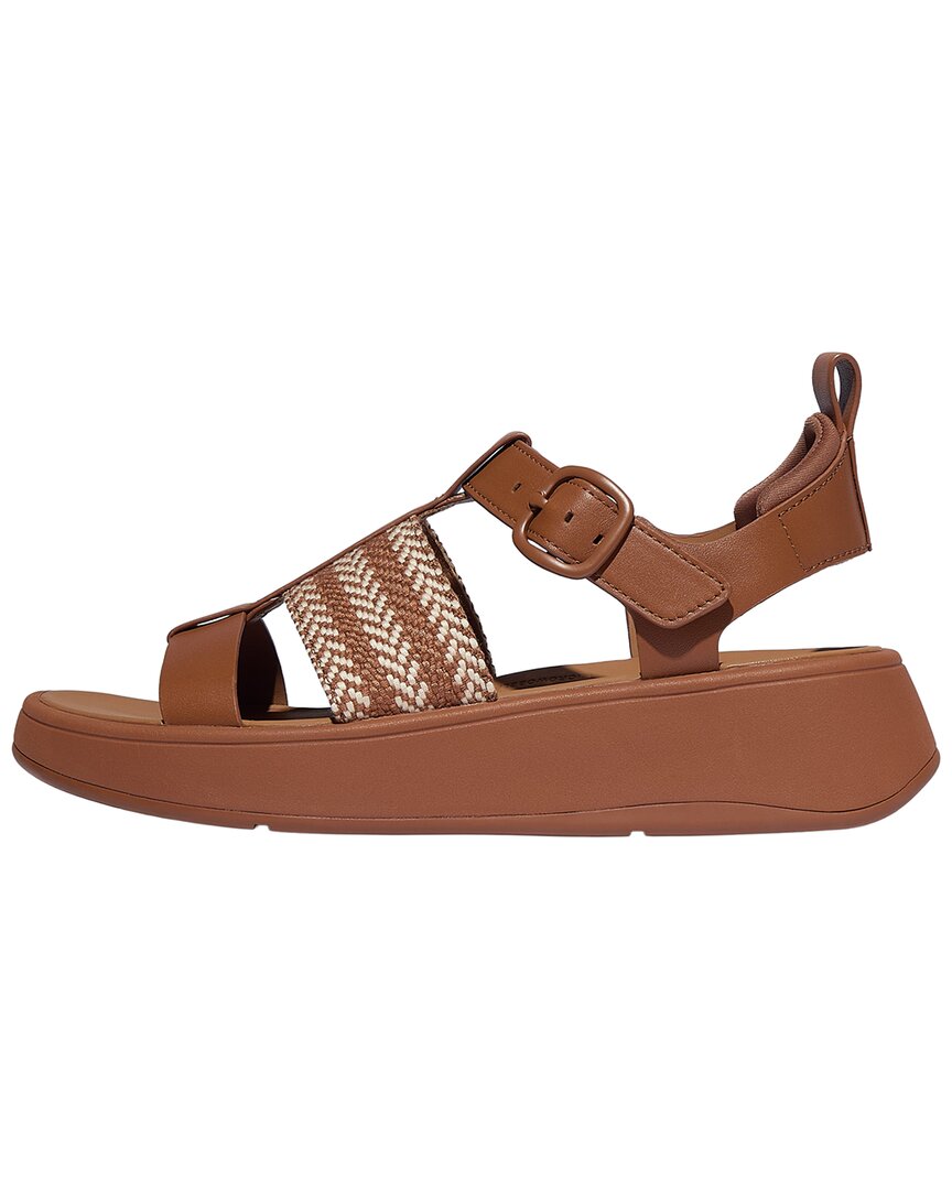 Fitflop F-Mode V Weave/Leather Fisherman Sandal