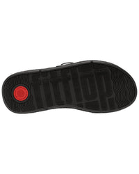 Fitflop F-Mode Espadrille Buckle Leather Flatform Sandal